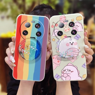 Liquid silicone shell The New Phone Case For Xiaomi 13 Ultra Anti-fall Glitter Rotatable stand phone case protective case