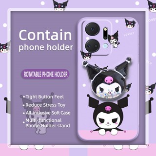 protective case quicksand Phone Case For Honor X7a Cartoon ins Liquid silicone shell The New Glitter Simplicity Anti-fall