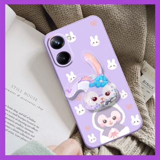 ins Skin-friendly feel Phone Case For OPPO Realme10 Pro 5G Skin feel silicone protective case Glitter Simplicity The New