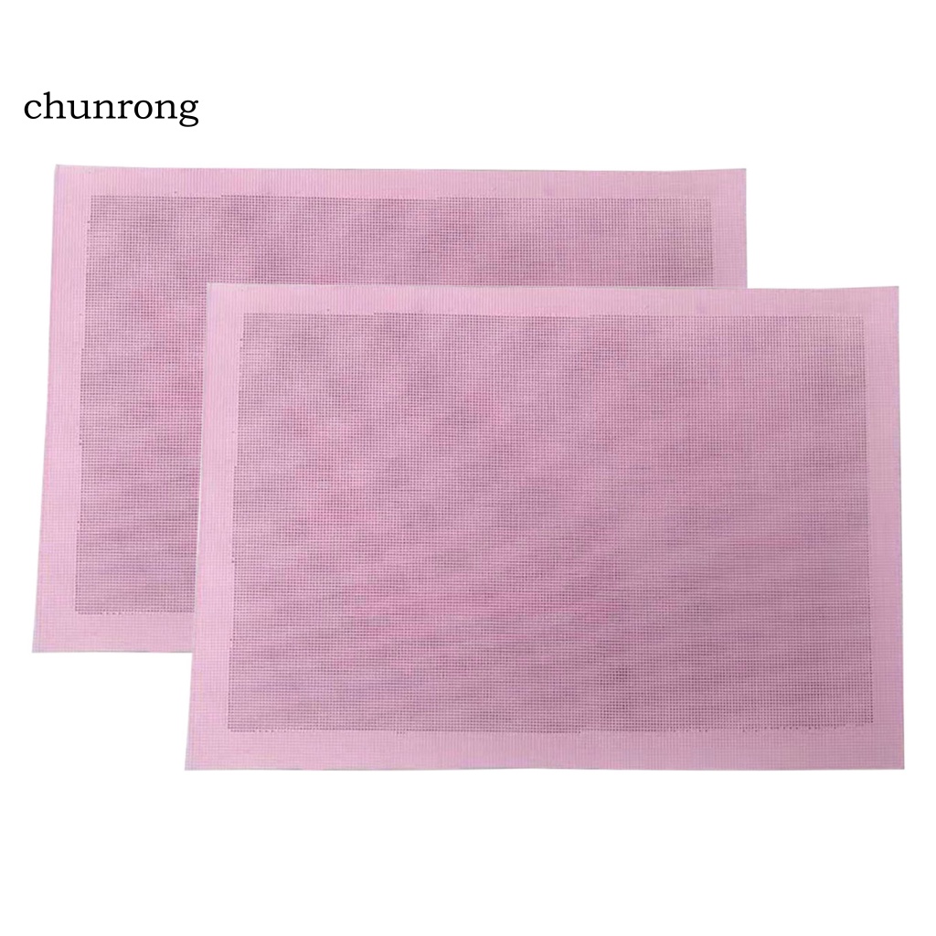 chunrong-แผ่นซิลิโคน-ไม่ติดผิว-ใช้ซ้ําได้-สําหรับทําเบเกอรี่-2-ชิ้น
