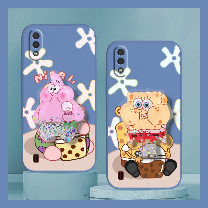 quicksand-protective-case-phone-case-for-samsung-galaxy-a01-sm-a015f-g-cute-phone-case-rotatable-stand-anti-fall-ins-cartoon