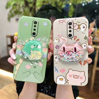 Anti-fall phone case Phone Case For Redmi K30/Poco X2/K30i Liquid silicone shell Skin feel silicone Cartoon protective case