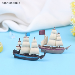 [fashionapple] โมเดลเรือโจรสลัด ขนาดเล็ก สําหรับตกแต่งบ้านตุ๊กตา