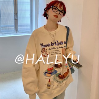 HALLYU  เสื้อผ้าผู้ญิง แขนยาว เสื้อฮู้ด คลุมหญิง สไตล์เกาหลี แฟชั่น  สบาย ins Comfortable สวยงาม A28J0CH 36Z230909