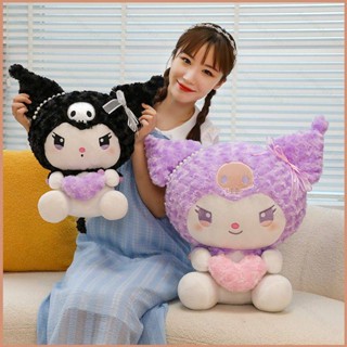 SANRIO 23 60 ซม. น่ารัก ซานริโอ้ คุโรมิ ตุ๊กตา ของขวัญ สําหรับเด็กผู้หญิง ตกแต่งบ้าน โยนหมอน พร้อมหัวใจ ยัดไส้ ของเล่นสําหรับเด็ก