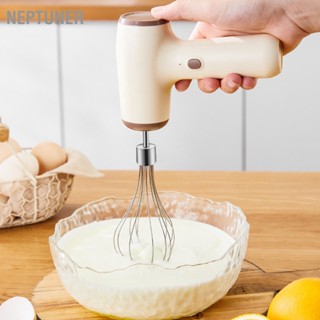 NEPTUNER เครื่องผสมอาหารไฟฟ้าเครื่องสับกระเทียม 2 in 1 Electric Hand Mixer Mini Handheld Veggie Chopper