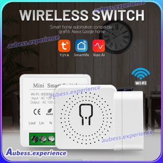 5pcs Mini Wifi Tuya Smart Switch16a รองรับ Smart Life App รองรับ Alexa Google Home Voice Control เชี่ยวชาญ