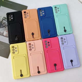 เคสป้องกันโทรศัพท์มือถือ TPU พร้อมช่องใส่บัตร สําหรับ Samsung A05 A05s A53 A33 A23 A22 A32 5G A22 A32 5G