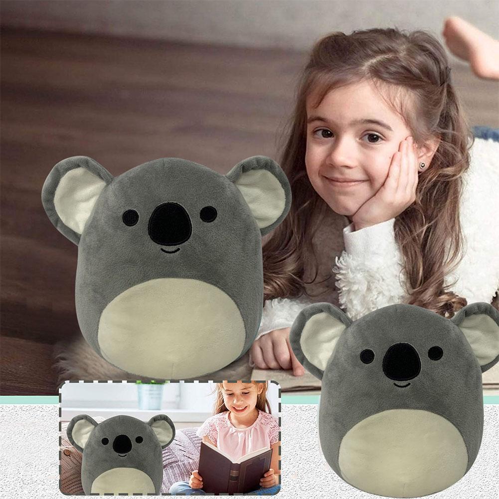 ตุ๊กตายัดนุ่น-รูปการ์ตูนสัตว์น่ารัก-สีเขียว-สีชมพู-ของเล่นสําหรับเด็ก-w5c1