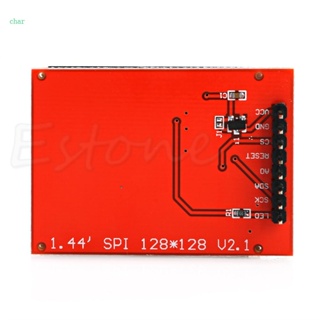 Char ใหม่ โมดูลอะแดปเตอร์หน้าจอสี 1 44 อนุกรม LCD 128*128 TFT PCB สีแดง 1 ชิ้น