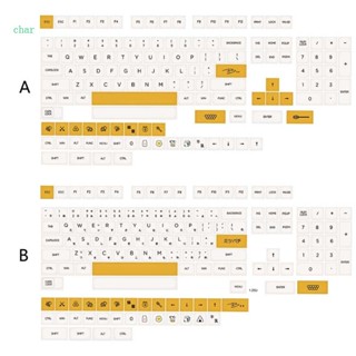 ชุดปุ่มกดคีย์บอร์ด PBT 140 คีย์