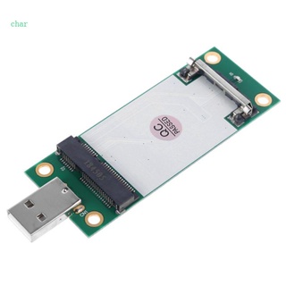 Char การ์ดอะแดปเตอร์ Mini PCI-e ไร้สาย WWAN เป็น USB พร้อมช่องใส่ซิมการ์ด