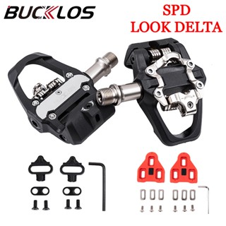 Bucklos คลีทบันไดจักรยาน Mtb Shimano SPD ปรับได้ ทนทาน สําหรับ SPD Look Delta