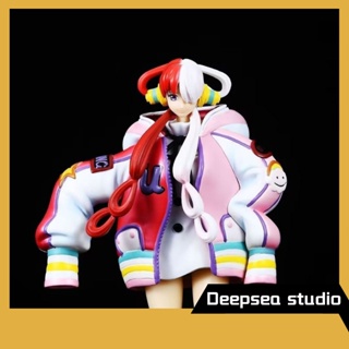 Deepsea studio [Quick delivery in stock] One Piece series The Worlds goji UTA red-haired-haired-haired-haired-haired-haired-haired-haired-haired-style hand-made model decoration case