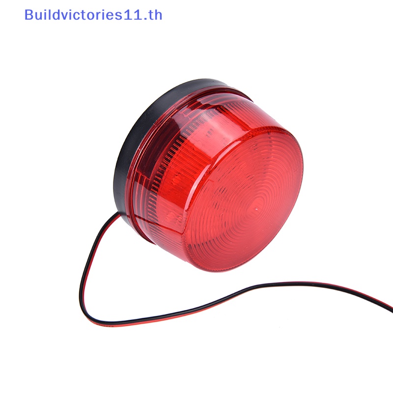 buildvictories11-ไฟสัญญาณเตือน-led-12v-สีส้ม-น้ําเงิน-แดง-กระพริบ-เพื่อความปลอดภัย-th