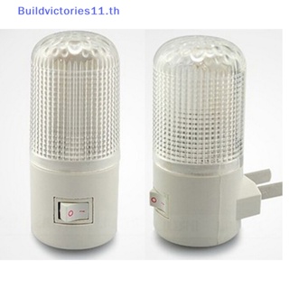Buildvictories11 หลอดไฟกลางคืน LED 4 ดวง AC 3W สําหรับติดผนังห้องนอน TH
