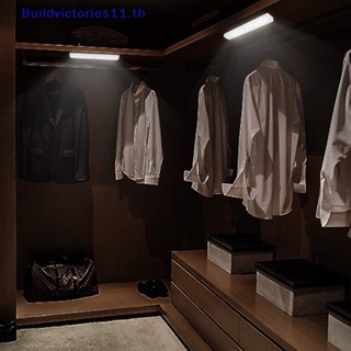 Buildvictories11 โคมไฟ LED 10 ดวง เซนเซอร์ตรวจจับการเคลื่อนไหว ไร้สาย อินฟราเรด สว่างมาก   Th