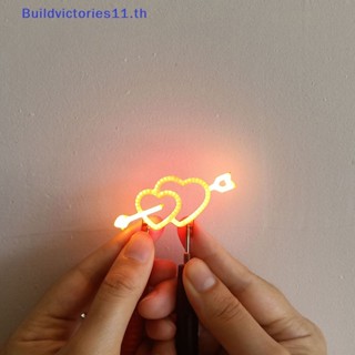 Buildvictories11 หลอดไฟไดโอด LED COB 3V ยืดหยุ่น อุปกรณ์เสริม สําหรับตกแต่งปาร์ตี้ วันหยุด DIY