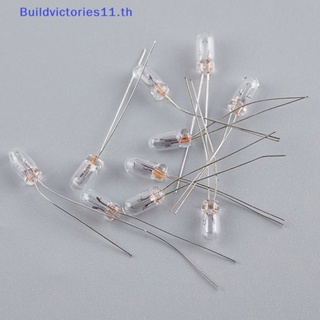 Buildvictories11 หลอดไฟข้าวสาลี แบบใส 12V 5 มม. 4 มม. 3 มม. 25 ชิ้น