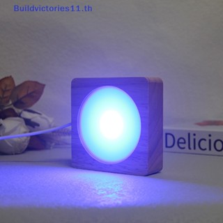 Buildvictories11 ฐานโคมไฟ LED คริสตัลเรซิ่น รูปแก้วคริสตัล สําหรับตกแต่งบ้าน TH