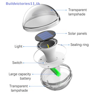 Buildvictories11 โคมไฟพลังงานแสงอาทิตย์ กันน้ํา สําหรับตกแต่งสระว่ายน้ํา