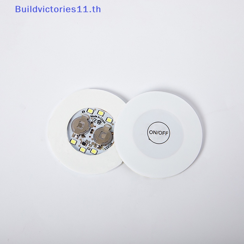 buildvictories11-สติกเกอร์ไฟ-led-6-ดวง-สว่างมาก-สําหรับติดที่รองแก้วเครื่องดื่ม-th