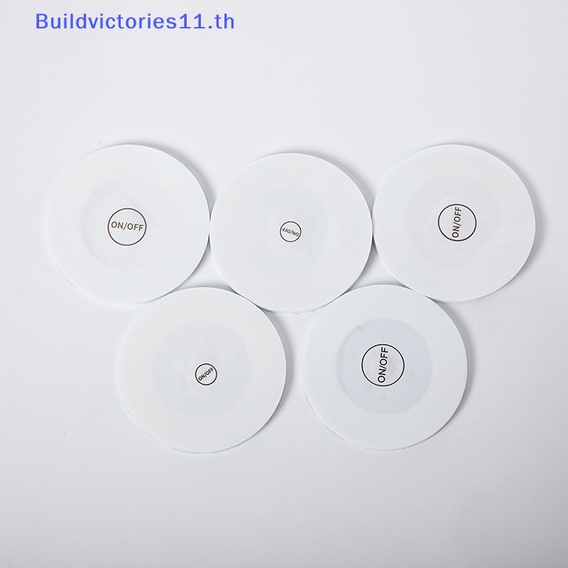 buildvictories11-สติกเกอร์ไฟ-led-6-ดวง-สว่างมาก-สําหรับติดที่รองแก้วเครื่องดื่ม-th