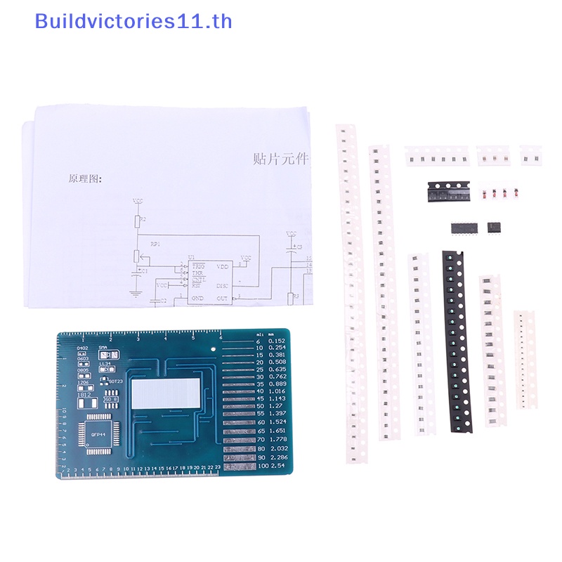 buildvictories11-บอร์ดวงจร-smd-ไฟ-led-pcb-หมุนได้-สําหรับงานเชื่อม-th