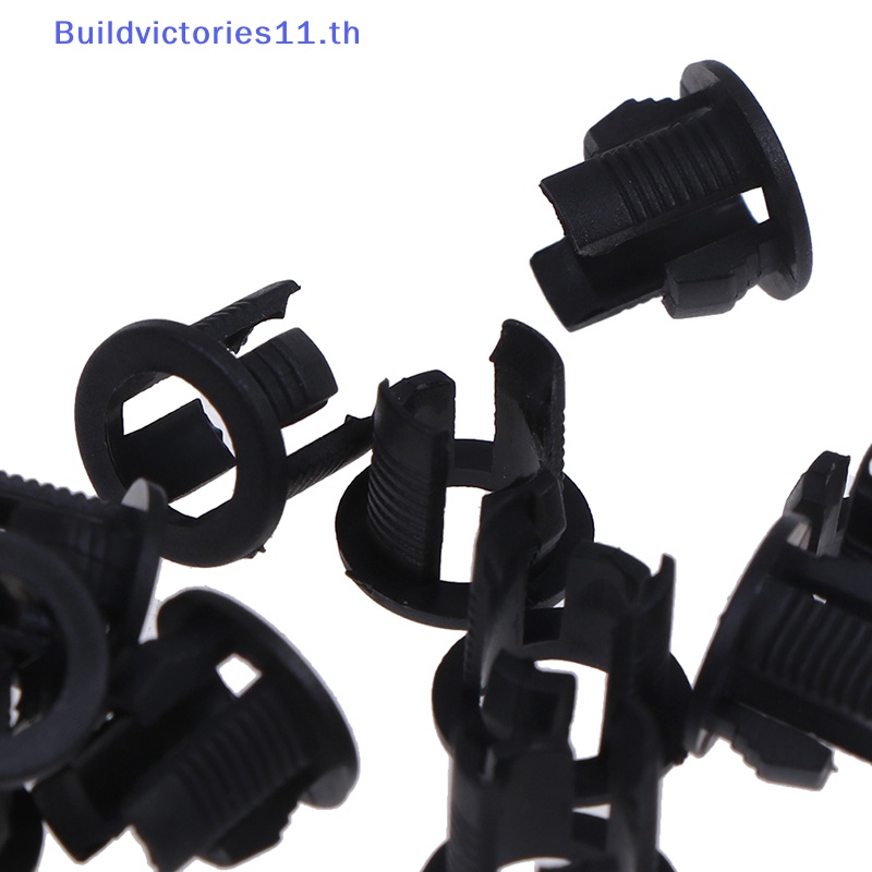 buildvictories11-คลิปเมาท์ขาตั้งพลาสติก-led-3-มม-5-มม-สีดํา-50-ชิ้น