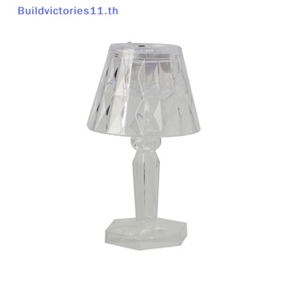 Buildvictories11 โคมไฟตั้งโต๊ะ LED รูปเพชรคริสตัล ขนาดเล็ก สําหรับตกแต่งห้องนอน ข้างเตียง ของขวัญ