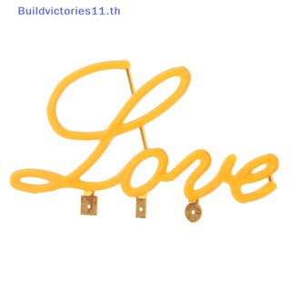 Buildvictories11 หลอดไฟไดโอด LED 3V ยืดหยุ่น ลายตัวอักษร LOVE สําหรับตกแต่งงานแต่งงาน ปาร์ตี้ DIY