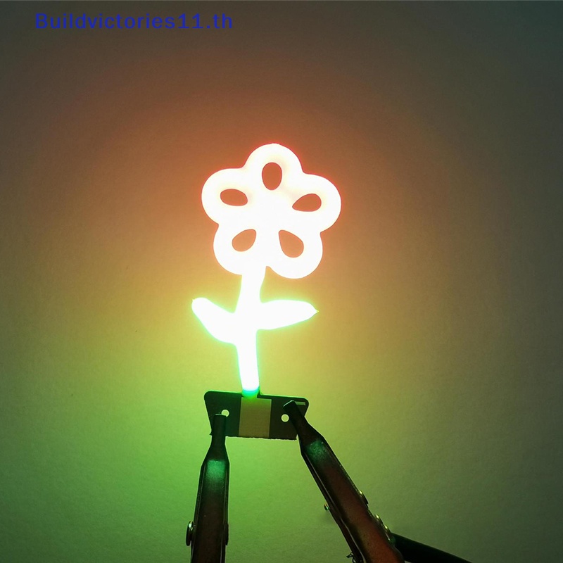 buildvictories11-หลอดไฟไดโอด-led-รูปดอกไม้-3v-ยืดหยุ่น-อุปกรณ์เสริม-สําหรับตกแต่งปาร์ตี้คริสต์มาส-diy-th