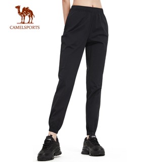 CAMEL SPORTS กางเกงกีฬาขายาว ผ้าเรยอน แบบบาง ป้องกันรังสีอัลตราไวโอเลต แบบแห้งเร็ว สําหรับผู้หญิง