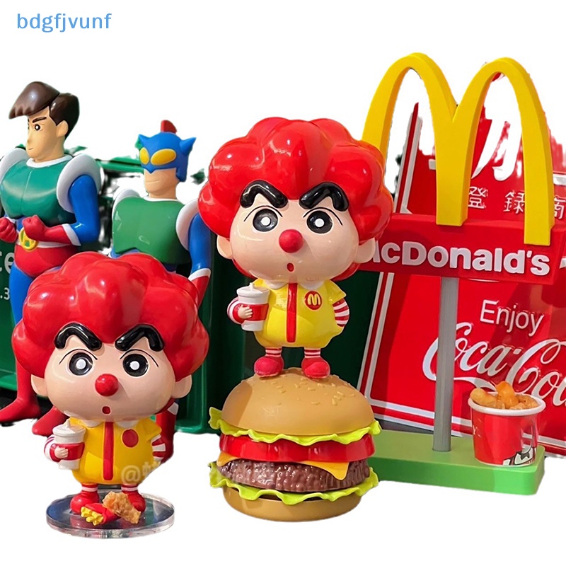 bdgf-ใหม่-โมเดลฟิกเกอร์-pvc-รูปการ์ตูนชินจัง-mcdonald-kawaii-น่ารัก-ขนาด-13-ซม-ของขวัญ-ของเล่นสําหรับเด็ก