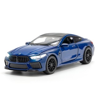 โมเดลรถยนต์ BMW M8 1:32 ของเล่นสําหรับเด็กผู้ชาย ของขวัญวันเกิด