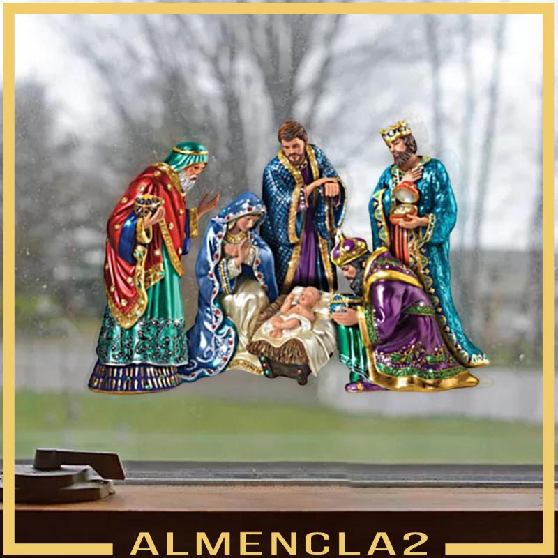 almencla2-สติกเกอร์ฟิล์ม-ลายคริสต์มาส-สําหรับติดตกแต่งหน้าต่างห้องนอน