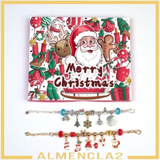 [Almencla2] สร้อยข้อมือ ปฏิทินคริสต์มาส สําหรับผู้หญิง