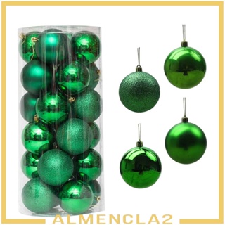 [Almencla2] ลูกบอลคริสต์มาส พร้อมเชือกเส้นเล็ก สําหรับแขวนตกแต่งงานแต่งงาน กลางแจ้ง