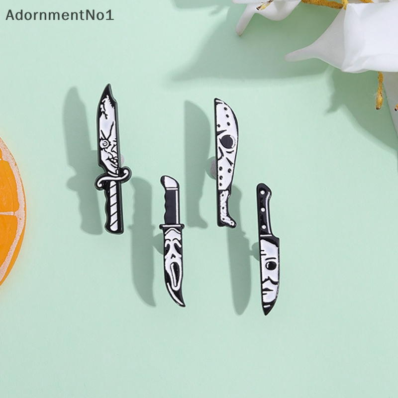 adornmentno1-เข็มกลัด-รูปหน้ากากหวาดกลัว-สีดํา-สไตล์โกธิค-พังก์-สร้างสรรค์-เครื่องประดับ-สําหรับเพื่อน-บูติก