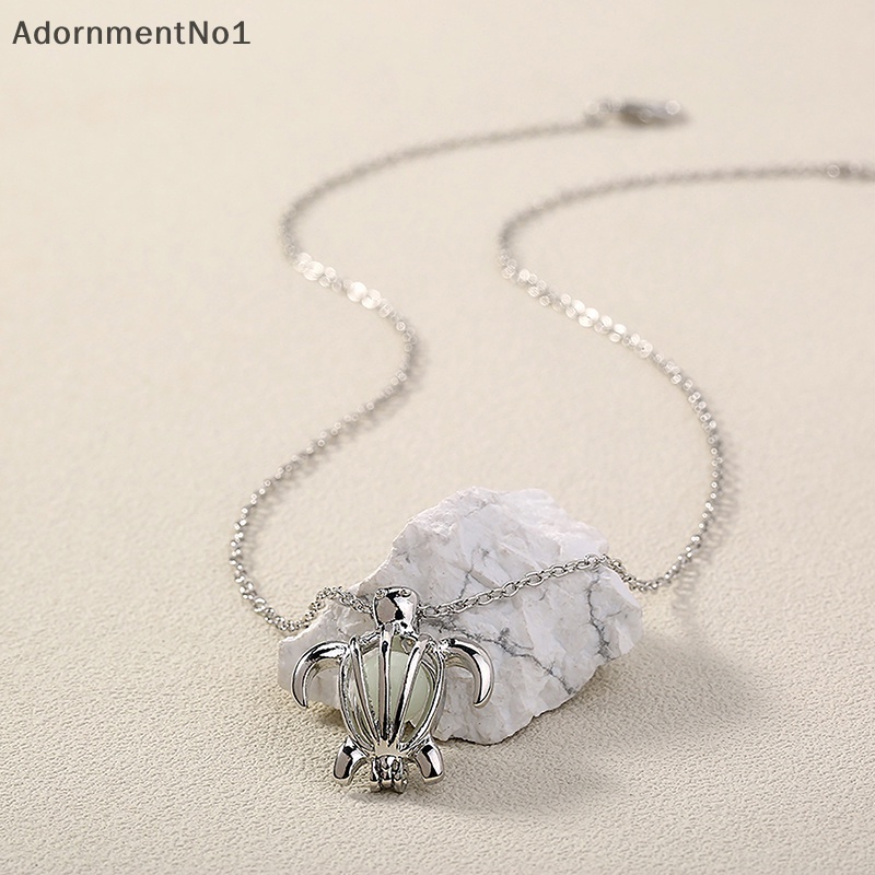 adornmentno1-สร้อยคอโซ่-จี้รูปเต่า-เรืองแสงในที่มืด-3-สี-เครื่องประดับแฟชั่น-สําหรับผู้หญิง