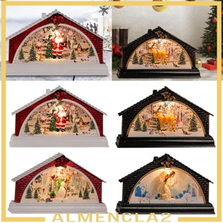 [Almencla2] โคมไฟ รูปปั้นพระเยซู เทศกาลคริสต์มาส สําหรับตกแต่งบ้าน สํานักงาน ปาร์ตี้