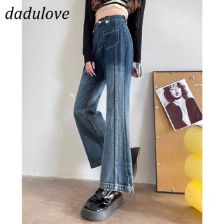DaDulove💕 New American Style Isn High Street Retro Micro Flared Jeans Niche High Waist Wide Leg Pants Trousers