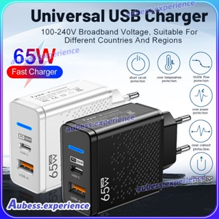 65w Usb C Charger Usb Type C Charger Fast Charging Qc3.0 Mobile Phone Chargers Adapter ผู้เชี่ยวชาญ