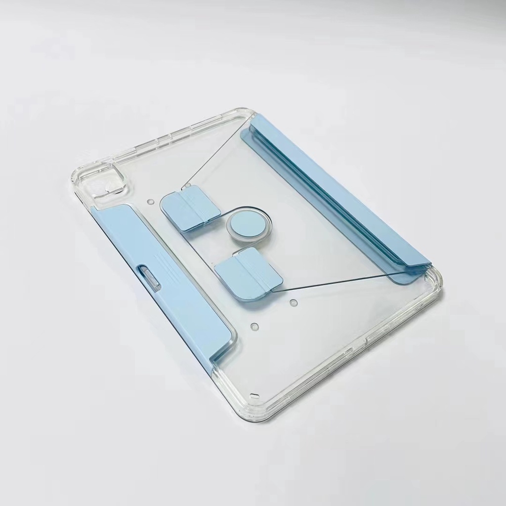 เคสคริสตัลใส-หมุนได้-พร้อมช่องใส่ปากกา-สําหรับ-ipad-pro-12-9-2022-2021-2020-2018-pro-11-10th-10-9-2022-air-5-air-4-10-9-10-2-9th-8th-7th