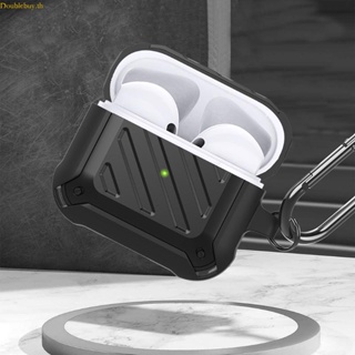 (ลดราคาสูง) Doublebuy กล่องหูฟัง TPU นิ่ม ป้องกันเต็มรูปแบบ สําหรับ Apple 3