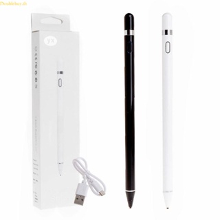 (ลดราคาสูง) Doublebuy ปากกาสไตลัสอิเล็กทรอนิกส์ แบบชาร์จ USB สําหรับหน้าจอสัมผัส