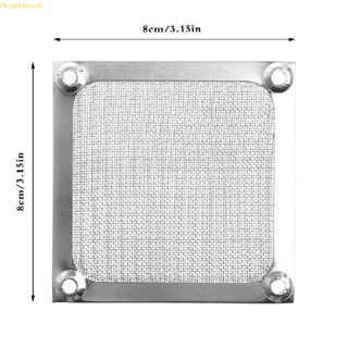 (ลดราคาสูง) Doublebuy แผ่นกรองฝุ่น PVC C ขนาด 80x80 มม. สําหรับพัดลมระบายความร้อนคอมพิวเตอร์ PC