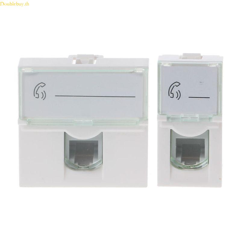 ลดราคาสูง-doublebuy-rj11-coupler-ข้อต่อโทรศัพท์อินไลน์-rj11-แจ็คคีย์สโตนอินไลน์