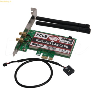 (ลดราคาสูง) Doublebuy การ์ดเชื่อมต่อบลูทูธ 4 0 Dual-Band 300Mbps PCI-e PCI สําหรับ Express Card Wl
