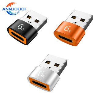 Ann อะแดปเตอร์เชื่อมต่อ Type C เป็น USB 3 0 OTG สําหรับโทรศัพท์ แล็ปท็อป รองรับการถ่ายโอนข้อมูล